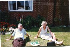 2017-12-18 17:53:54 Fr:Wilfred Hayler, Ann Strauss, MM weekend at West Wickham,July 1990 Sq:416em354